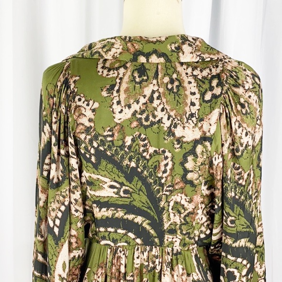 Free People Say You Love Me Minidress in Green - Picture 9 of 15